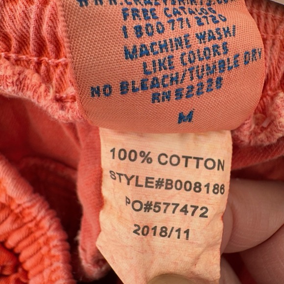 Crazy Shirts Pants Mens Medium‎ Baggy Twill Surf Hawaiian Dyed Orange NEW - Picture 5 of 9